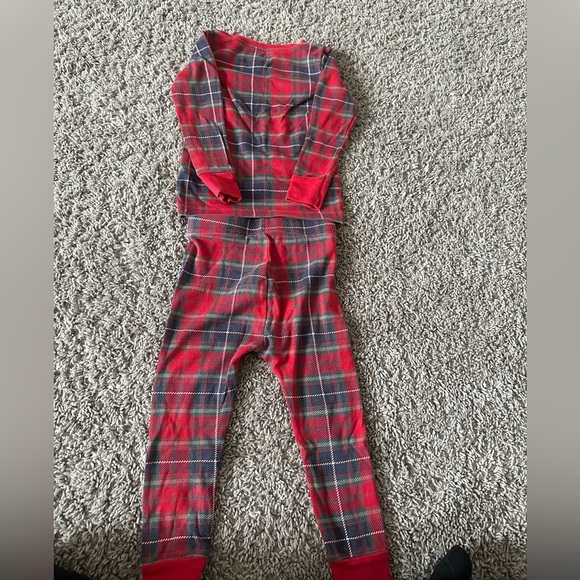 Preloved Old Navy Red and Blue Plaid Pajama Set - Picture 3 of 3